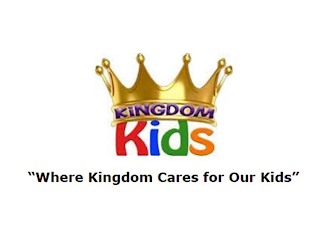 KINGDOM KIDS "WHERE KINGDOM CARES FOR OUR KIDS" logo