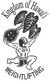 KINGDOM OF HAWAI'I WEIGHTLIFTING logo