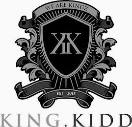 KING.KIDD WE ARE KINGZ KK EST - 2015 logo