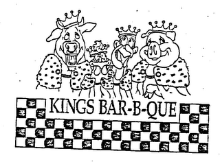 KINGS BAR-B-QUE logo