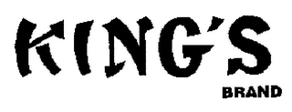 KING'S BRAND logo