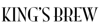 KING'S BREW logo
