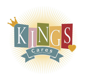 KINGS CARES GIVING BACK SINCE 2002 logo