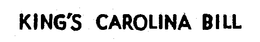 KING'S CAROLINA BILL logo