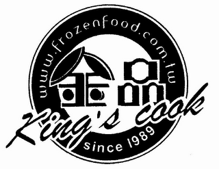 KING'S COOK WWW.FROZENFOOD.COM.TW SINCE1989 logo