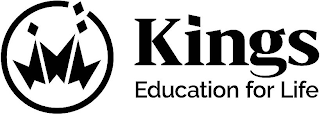 KINGS EDUCATION FOR LIFE logo