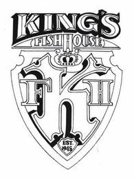 KING'S FISHHOUSE K F H EST. 1945 logo