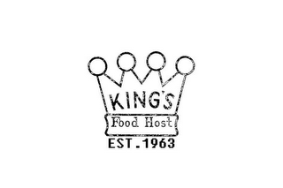 KINGS FOOD HOST EST. 1963 logo