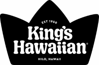 KING'S HAWAIIAN EST 1950 HILO, HAWAII logo