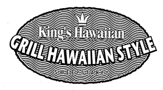 KING'S HAWAIIAN GRILL HAWAIIAN STYLE SWEEPSTAKES logo
