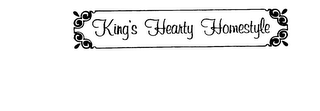 KING'S HEARTY HOMESTYLE logo