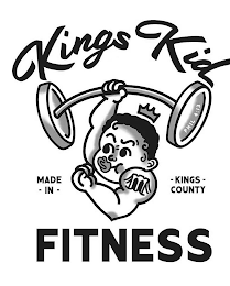 KINGS KID FITNESS MADE - IN - - KINGS - COUNTY PHIL 4:13 logo