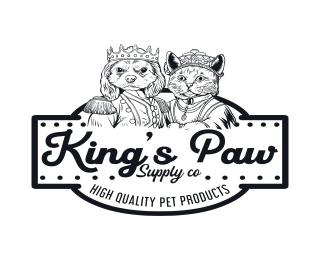 KING'S PAW SUPPLY CO. HIGH QUALITY PET PRODUCTS logo