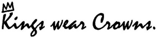 KINGS WEAR CROWNS. logo