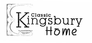 KINGSBURY HOME CLASSIC logo