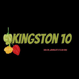KINGSTON 10 SAVOR JAMAICA'S FLAVORS logo