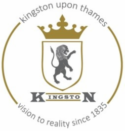 KINGSTON UPON THAMES VISION TO REALITY SINCE 1835 KINGSTON logo