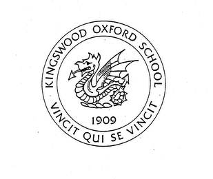 KINGSWOOD OXFORD SCHOOL 1909 VINCIT QUI SE VINCIT logo