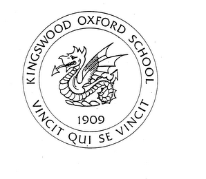 KINGSWOOD OXFORD SCHOOL 1909 VINCIT QUI SE VINCIT logo
