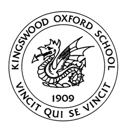 KINGSWOOD OXFORD SCHOOL VINCIT QUI SE VINCIT 1909 logo