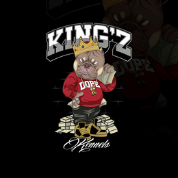KING'Z DOPE K KENNELS logo
