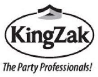 KINGZAK THE PARTY PROFESSIONALS! logo