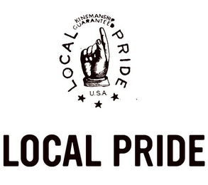 KINSMANSHIP GUARANTEED LOCAL PRIDE USA LOCAL PRIDE logo