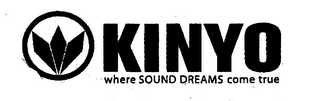 KINYO WHERE SOUND DREAMS COME TRUE logo