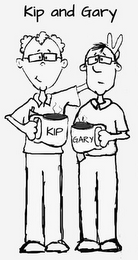 KIP AND GARY KIP GARY logo
