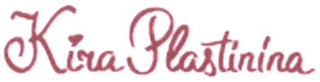 KIRA PLASTININA logo