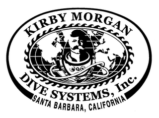KIRBY MORGAN DIVE SYSTEMS, INC.  SANTA BARBARA, CALIFORNIA logo