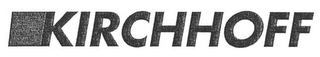 KIRCHHOFF logo