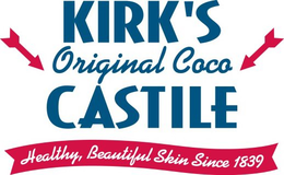 KIRK'S ORIGINAL COCO CASTILE HEALTHY, BEAUTIFUL SKIN SINCE 1839 logo