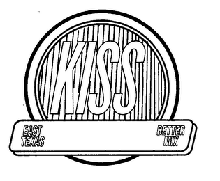KISS EAST TEXAS BETTER MIX logo
