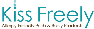 KISS FREELY ALLERGY FRIENDLY BATH & BODY PRODUCTS logo