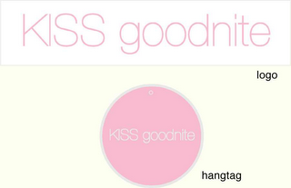 KISS GOODNITE LOGO HANGTAG logo