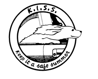 K.I.S.S. KEEP IT A SAFE SUMMER logo