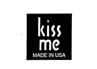 KISS ME MADE IN USA logo