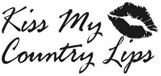 KISS MY COUNTRY LIPS logo