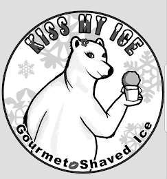 KISS MY ICE GOURMET SHAVED ICE logo