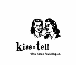 KISS N TELL THE LOVE BOUTIQUE logo