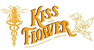 KISS THE FLOWER HONEY CO. logo