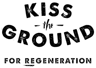 KISS THE GROUND FOR REGENERATION logo