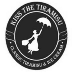 KISS THE TIRAMISU   ·  CLASSIC TIRAMISU & ICE CREAM · logo
