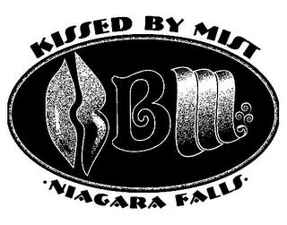 KISSED BY MIST KBM · NIAGARA FALLS · logo