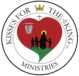 KISSES FOR THE KING INC. WARRIOR MINISTRIES logo