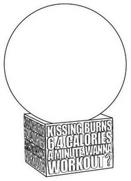 KISSING BURNS 6.4 CALORIES A MINUTE WANNA WORKOUT? logo