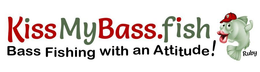 KISSMYBASS.FISH BASS FISHING WITH AN ATTITUDE! RUBY logo