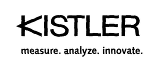 KISTLER MEASURE. ANALYZE. INNOVATE. logo