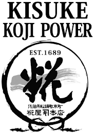 KISUKE KOJI POWER EST.1689 logo